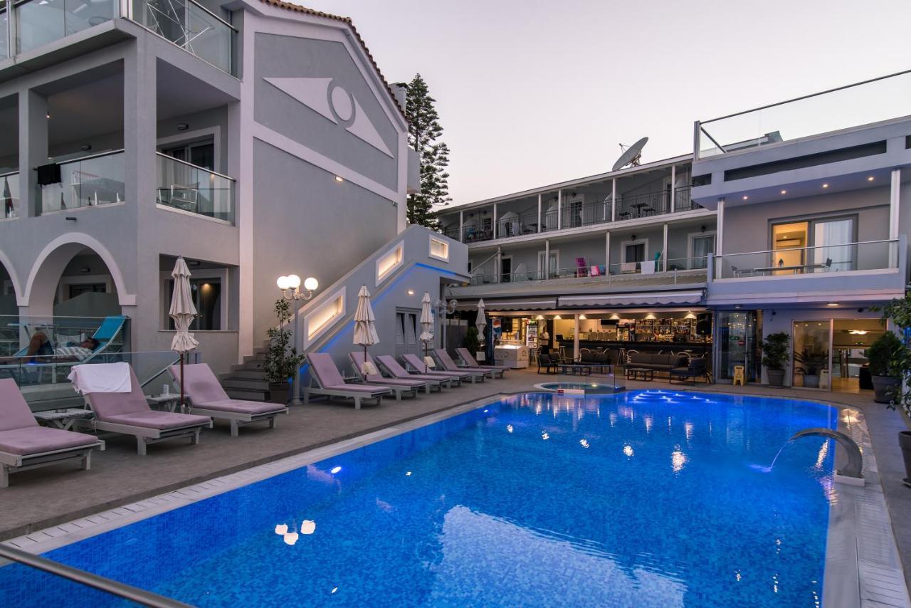 Denise Beach Hotel Laganas Bagian luar foto