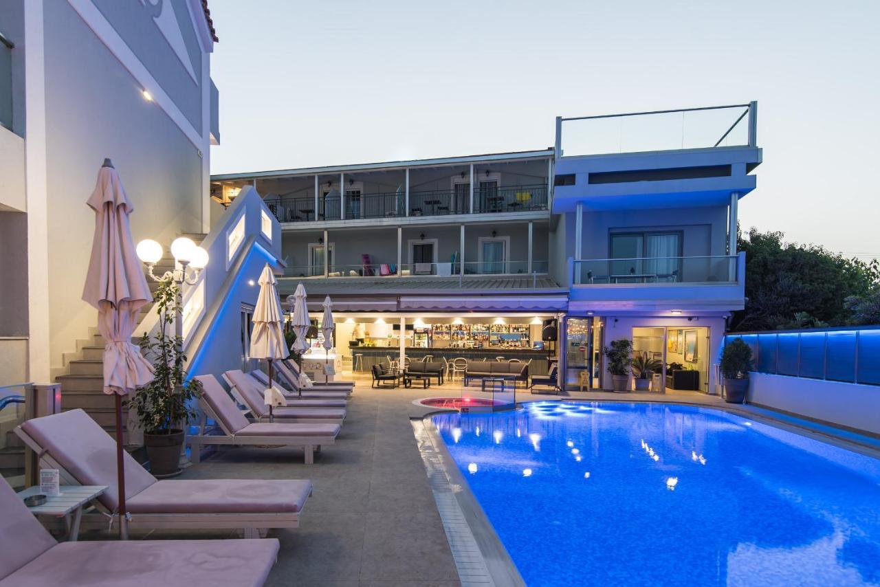 Denise Beach Hotel Laganas Bagian luar foto